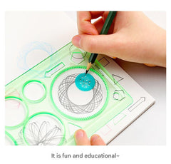 Multi-Purpose Ruler with Stencils in Yellow