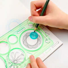 Creative Ruler in Pink for Drawing and Measuring