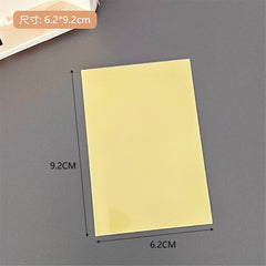 Transparent card sleeve showcasing beautiful photo