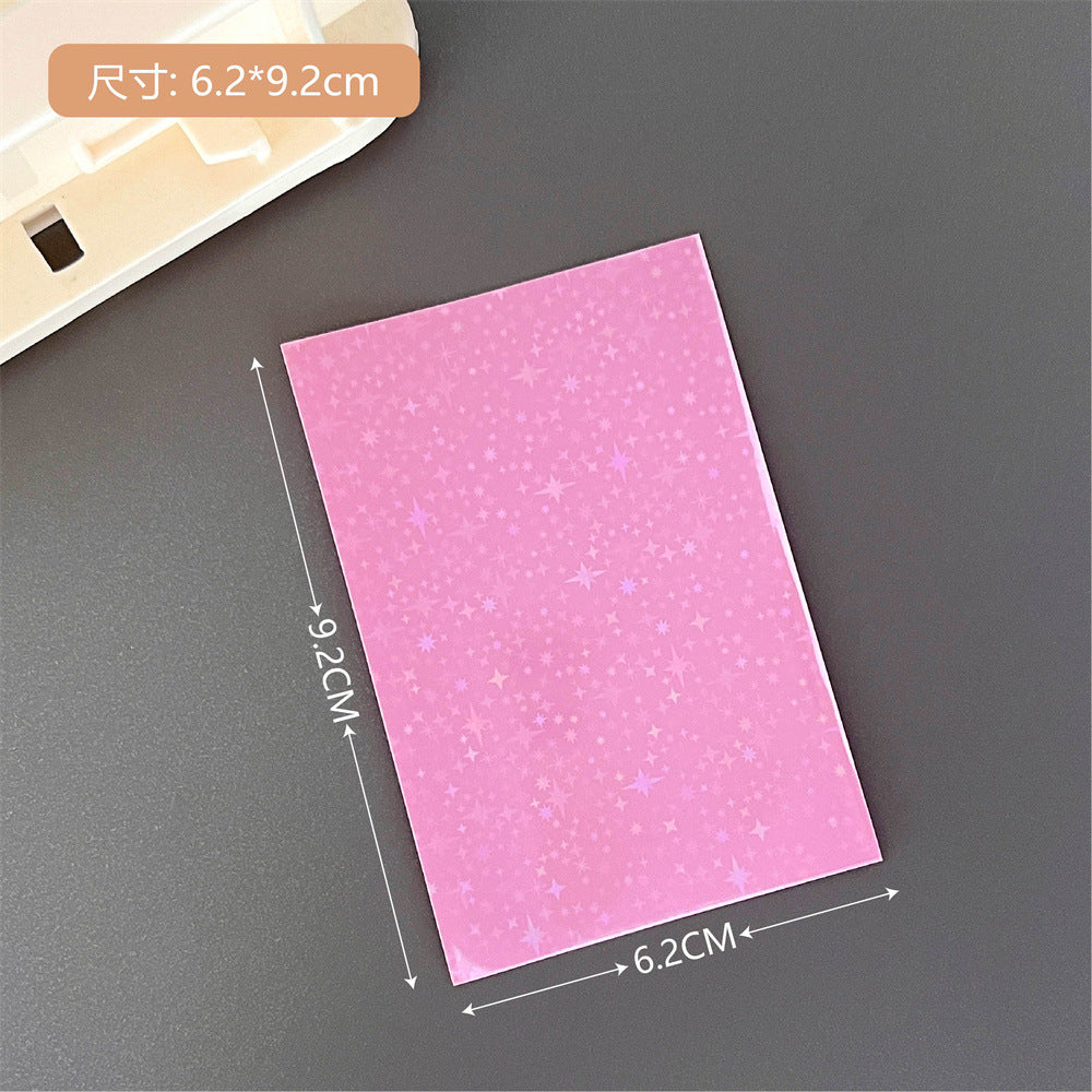 Organised photo card collection with layered sleeves