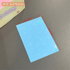 Stylish and durable plastic photo card protectors