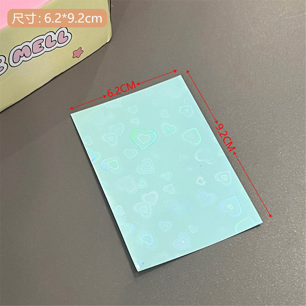 Organised photo card collection with layered sleeves