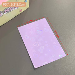 Decorative photo card sleeves in assorted colours