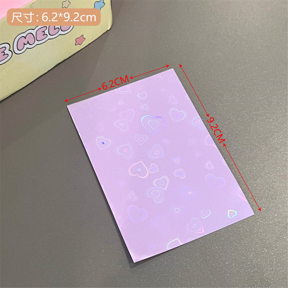 Decorative photo card sleeves in assorted colours