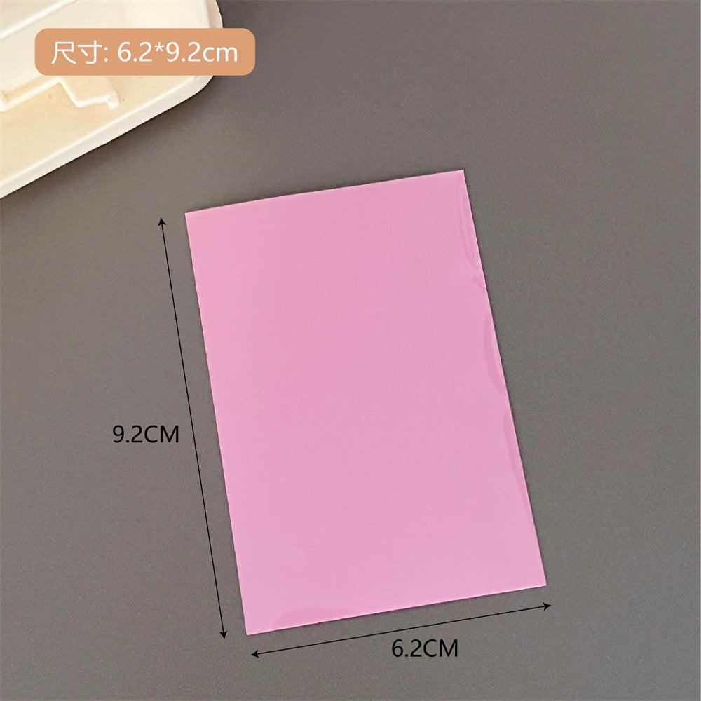 Decorative photo card sleeves in assorted colours