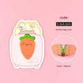 Blushing cartoon magnetic bookmark