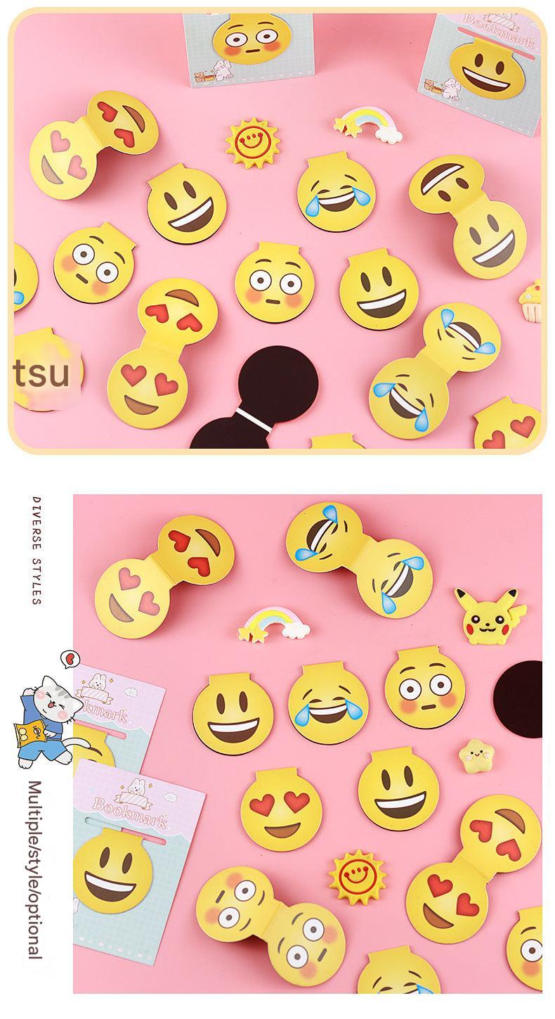 Shiny eyes cartoon magnetic bookmark