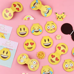 Lazy cartoon magnetic bookmark design