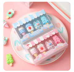 Fun children's erasers in assorted colours