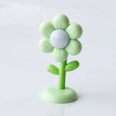 Charming Mini Flower Night Light in green colour