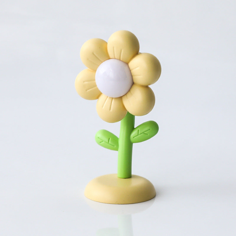 Charming Mini Flower Night Light in yellow colour