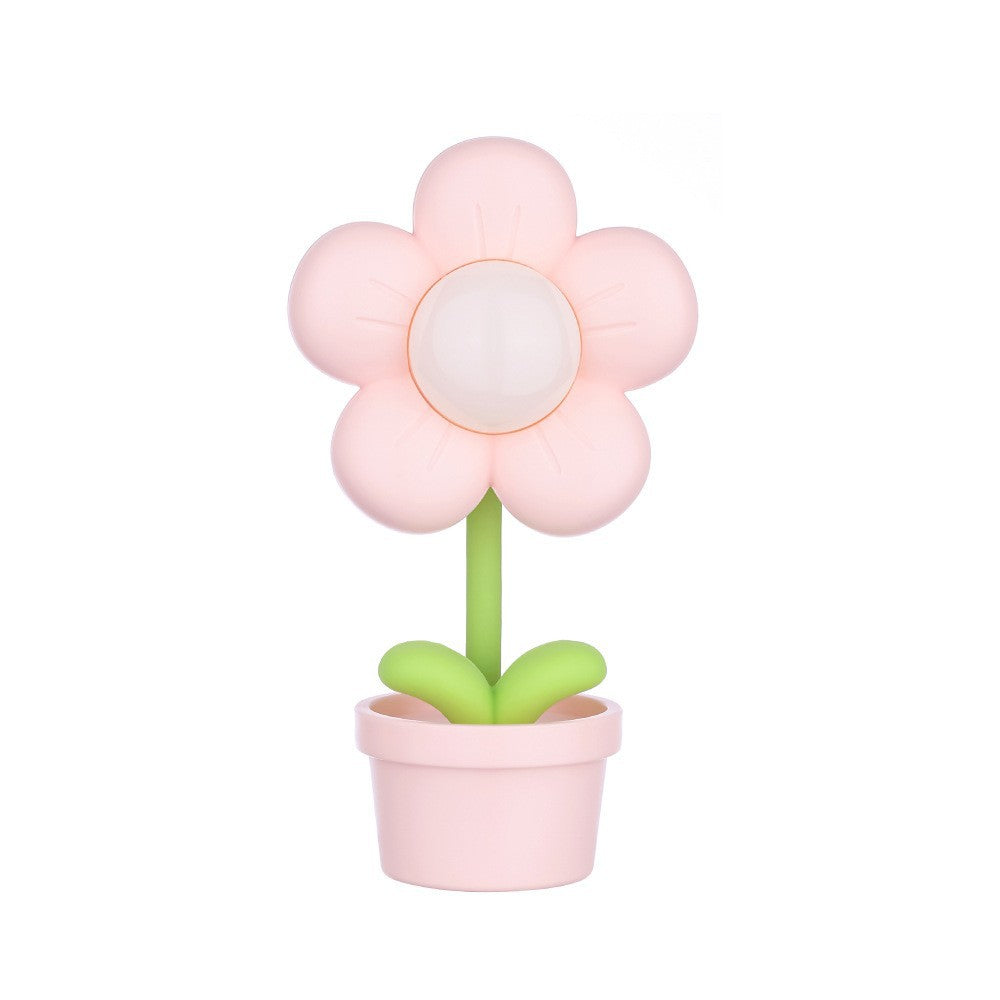 Charming Mini Flower Night Light displaying soft illumination