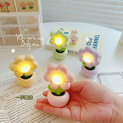 Charming Mini Flower Night Light in purple colour