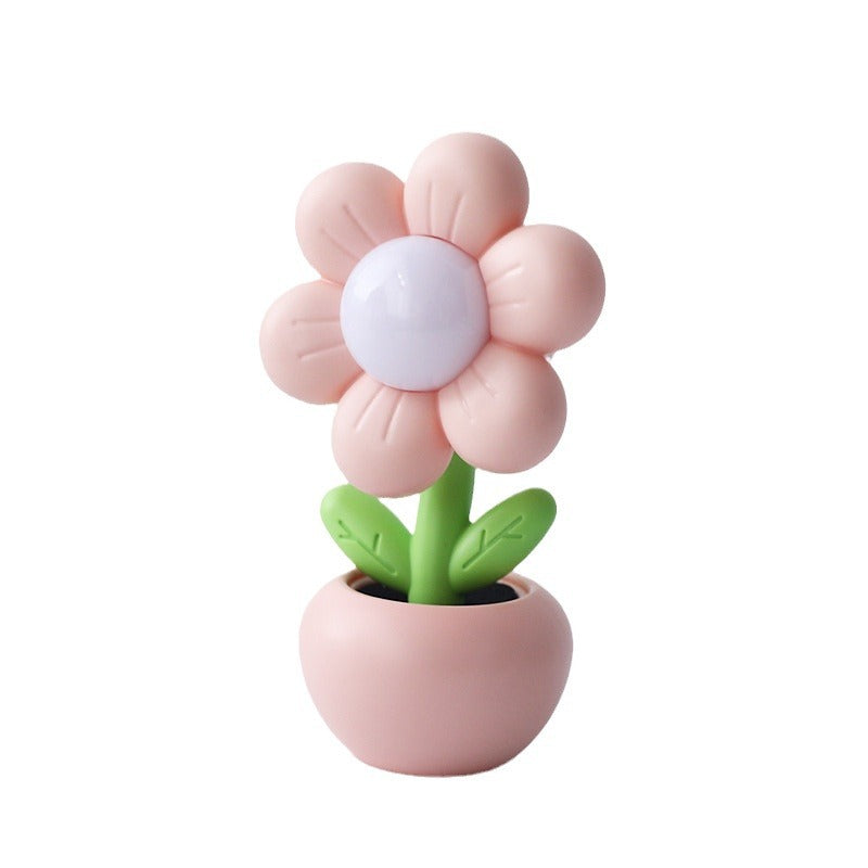 Charming Mini Flower Night Light displaying soft illumination