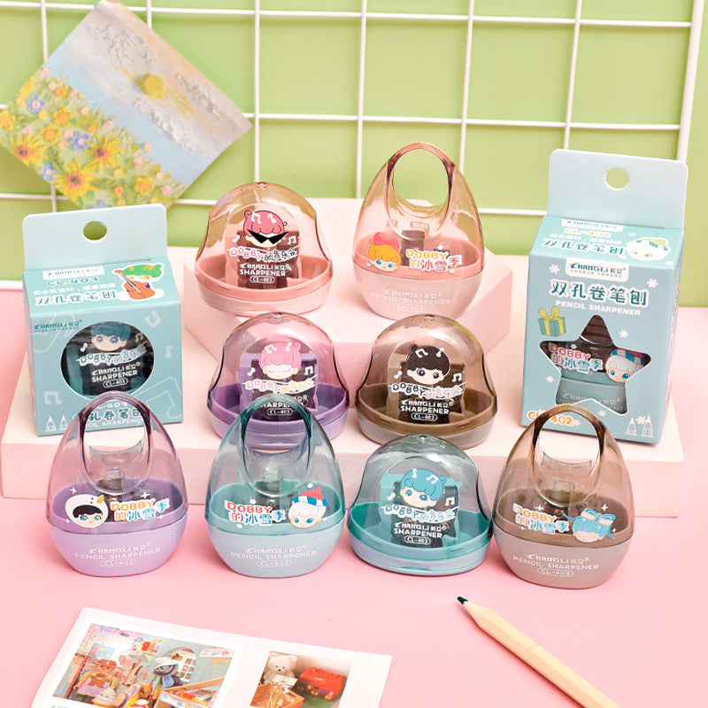 child safe pencil sharpener close-up view