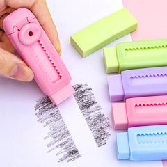 Creative Macaron Sliding Eraser Sky Blue