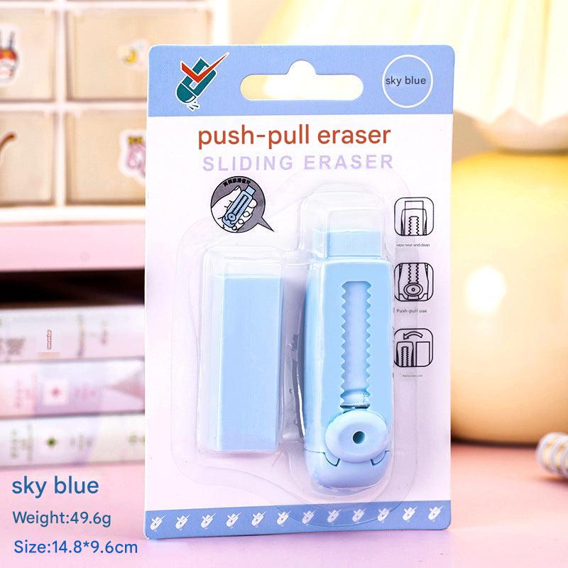 Minimal Debris Sliding Erasers for Students