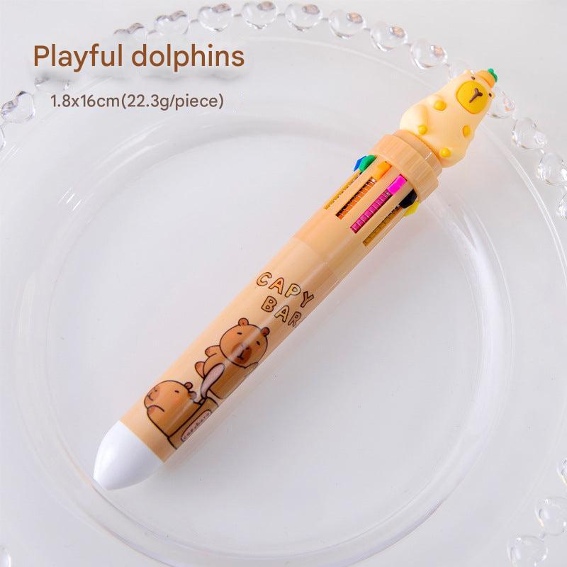 Capybara cartoon gel pen image 9
