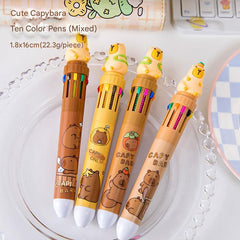Capybara cartoon gel pen image 10