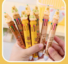Capybara cartoon gel pen image 1