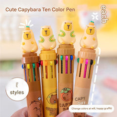 Capybara cartoon gel pen image 2
