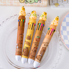 Capybara cartoon gel pen image 4