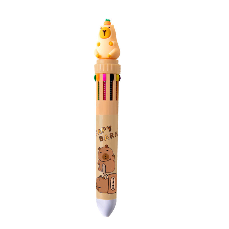 Capybara cartoon gel pen image 5