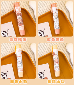 Creative Cartoon Push-Up Eraser - Lovely Encounter design