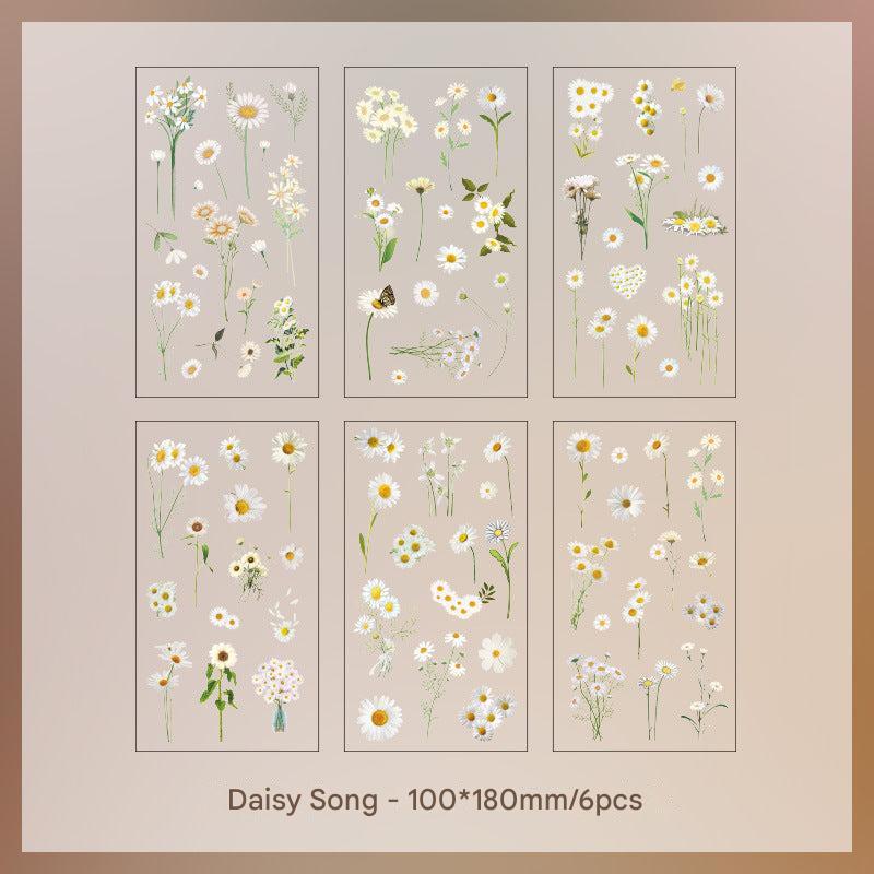 vintage floral sticker example 1