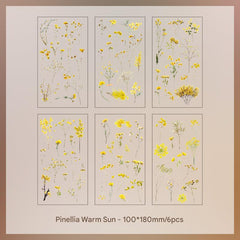 self-adhesive vintage flower sticker 3