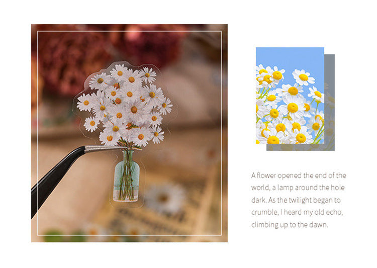 floral craft stickers for DIY projects 10