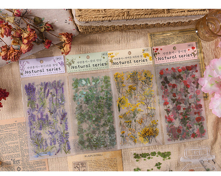 vintage floral sticker example 1