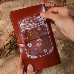 self-adhesive vintage flower sticker 3