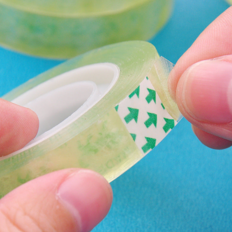 Clear tape roll for crafting projects