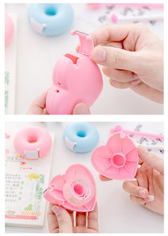 image of cartoon donut-shaped tape dispenser