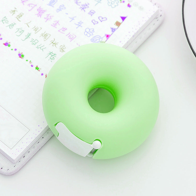 donut tape dispenser showcasing design
