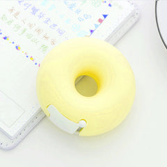top view of cartoon donut tape dispenser