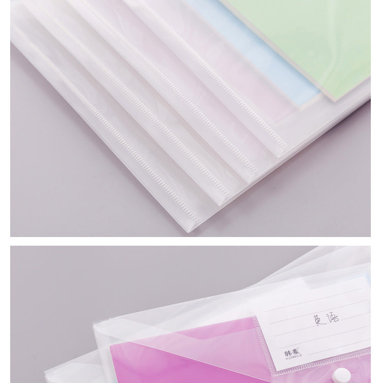 Clear Durable A4 Document Folder front view