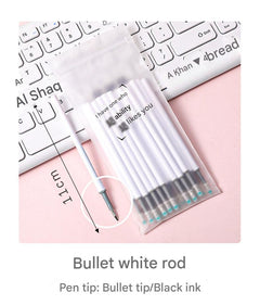 gel pen refills displayed in packaging