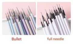 group of assorted gel pen refills