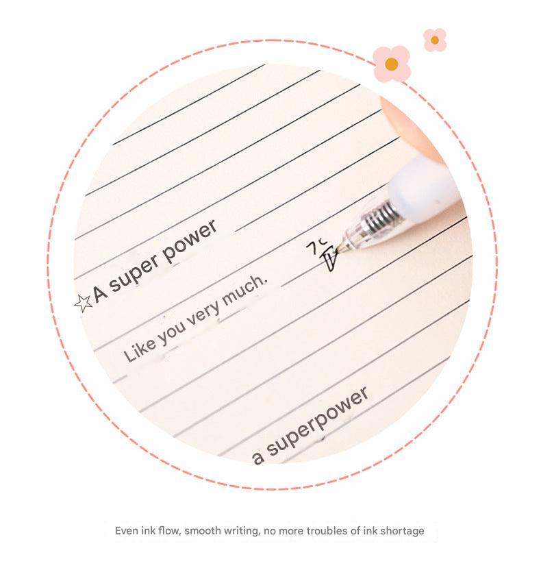 close-up of retractable pen refills pack