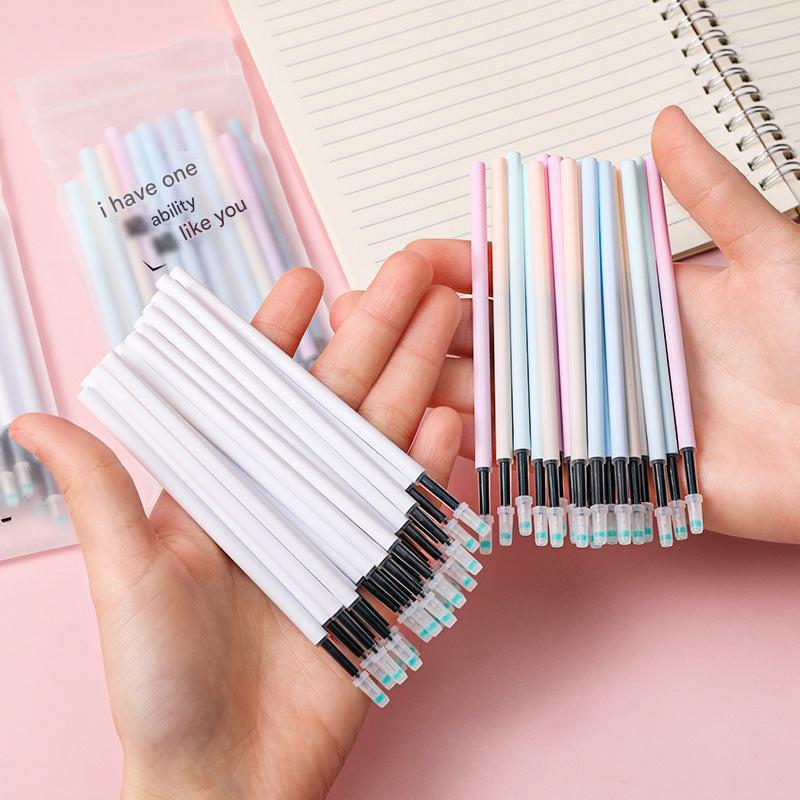 bulk pack of black gel pen refills
