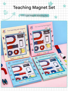 Learning through play with magnetic toys