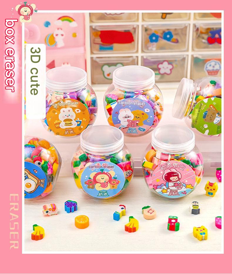 Fun animal erasers for school supplies