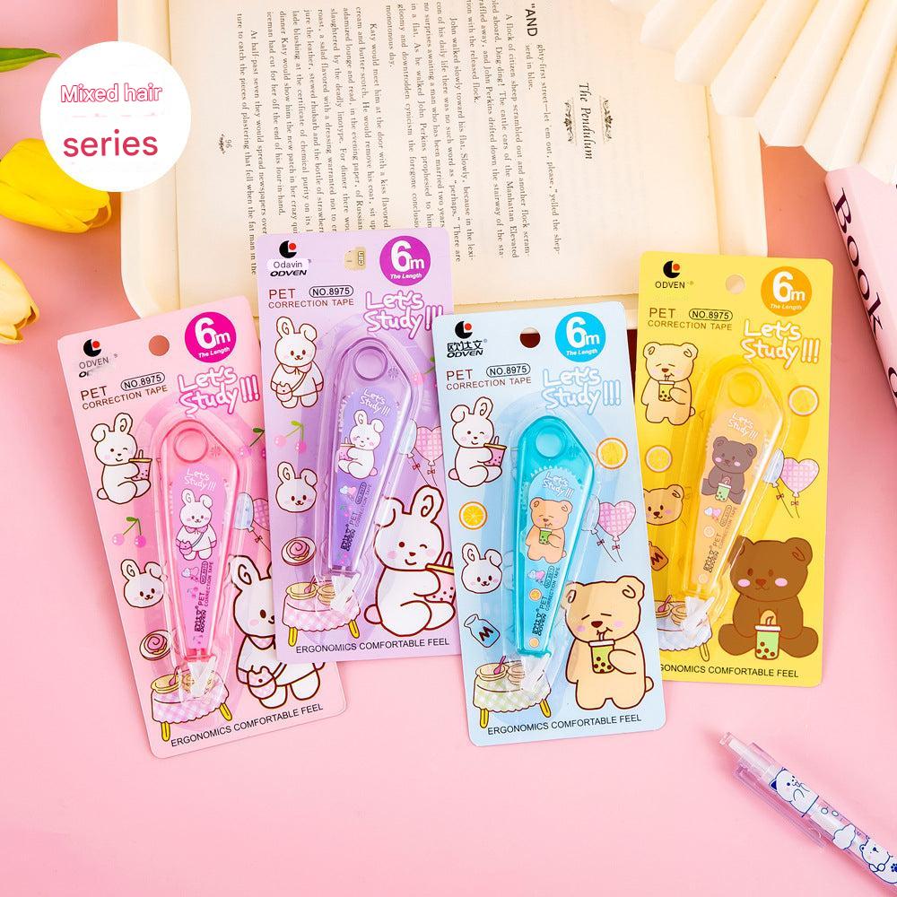 Adorable Cartoon Animal Correction Tape Design 6