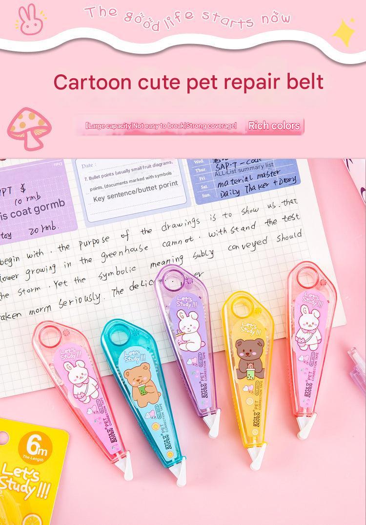 Adorable Cartoon Animal Correction Tape Design 7