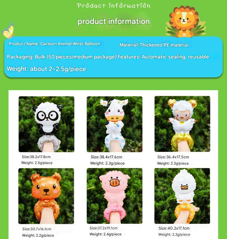 Inflated colourful animal balloons for kids image 8