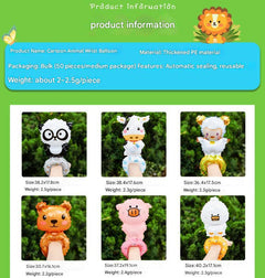 Inflated colourful animal balloons for kids image 8