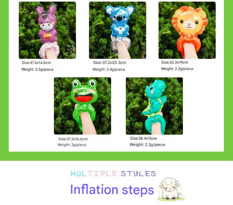 Fun party atmosphere with cartoon animal balloons image 9