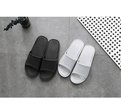 Image of unisex home slippers in black